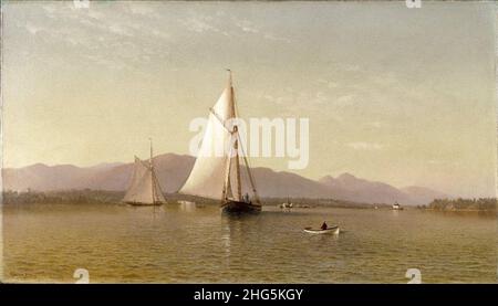 L'Hudson à l'Auguste Tappan Zee - Francis Silva - dans l'ensemble. Banque D'Images
