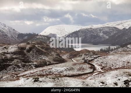 Réservoir de Thirlmere de High Rigg, dans le district de English Lake Banque D'Images