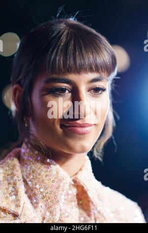 Madrid, Espagne.18th janvier 2022.L'actrice espagnole Begona Vargas participe à l'édition 9th des prix 'dias de Cine' au musée Reina Sofia de Madrid.Crédit : SOPA Images Limited/Alamy Live News Banque D'Images