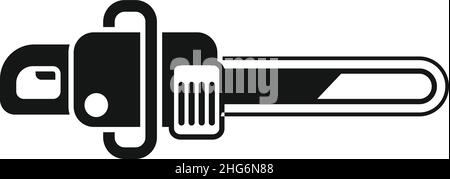 Scie électrique manuelle icône vecteur simple.Chaîne d'alimentation.Machine à bois Illustration de Vecteur