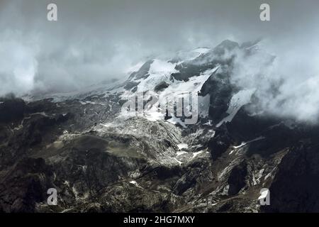 Glacier Marmolada, Dolomite UNESCO, Italie, Trentin-haut-Adige Banque D'Images