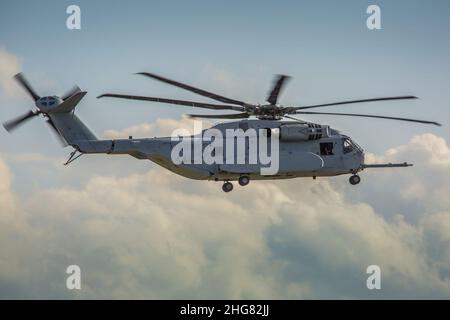 Sikorsky CH-53K King Stallion en vol à l'ILA 2018, Berlin, Allemagne, le 25 avril 2018 Banque D'Images