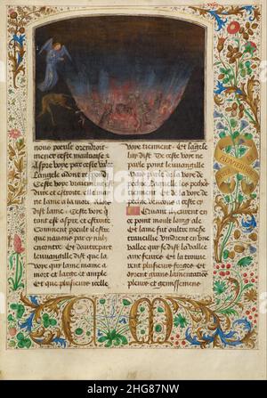 Simon Marmion (flamand, actif 1450 - 1489) - la Forge de Vulcan Banque D'Images