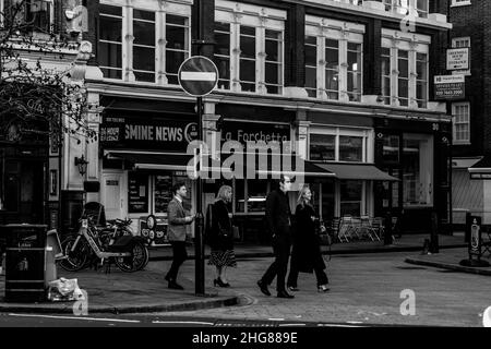 Londres autour du marché de Smithfield Banque D'Images