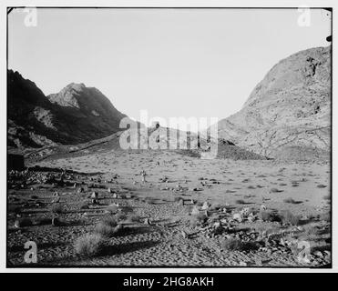 Sinaï. Hill d'Aaron (veau d'or). Banque D'Images