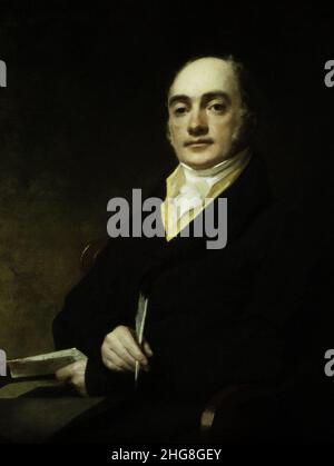 Sir Henry Raeburn - Portrait de John Baillie (1772-1833) Banque D'Images