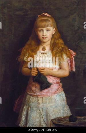 Sir John Everett Millais (1829-96) - Princesse Marie d'Édimbourg (1875-1938) Banque D'Images