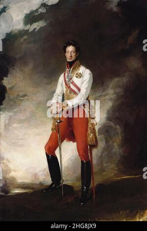 Sir Thomas Lawrence (1769-1830) - Charles, Archiduc d'Autriche (1771-1847) Banque D'Images