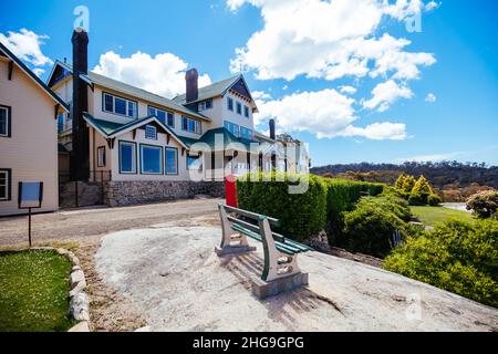 Mt Buffalo Chalet à Victoria Australie Banque D'Images