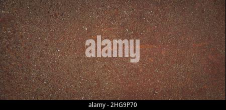 Arrière-plan en métal rouillé.La texture du métal rouillé.Métal naturellement vieilli. Banque D'Images