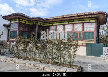 Bakhchisarai, Crimée - 14 mars 2021 : bâtiment Harem du palais de Khan à Bakhchysarai Banque D'Images