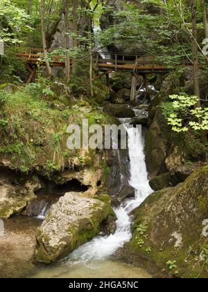 Myra Falls à Muggendorf en Basse-Autriche, Autriche, Europe Banque D'Images