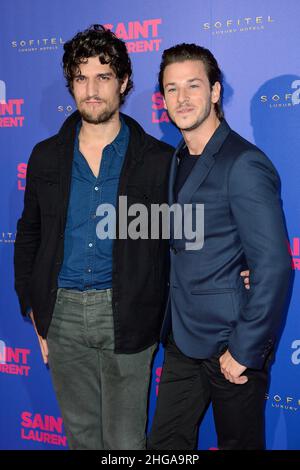 Photo du dossier - Louis Garrel et Gaspard Ulliel assisteront à la première de Saint Laurent au Centre Pompidou à Paris, France, le 23 septembre 2014.- l'acteur français Gaspard Ulliel, devenu mondialement connu pour avoir joué à Yves Saint Laurent dans la biopsie de 2014, est décédé à l'âge de 37 ans des suites d'un accident de ski.Photo de Nicolas Briquet/ABACAPRESS.COM Banque D'Images