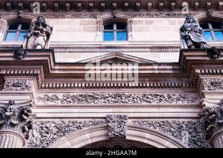 Français classique à Paris. Banque D'Images