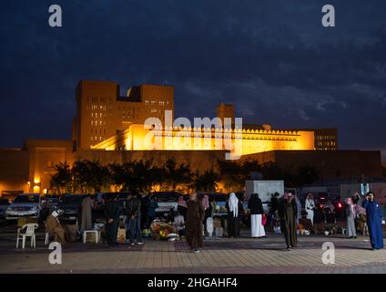 Marché aux puces la nuit, province de Riyad, Riyadh, Arabie Saoudite Banque D'Images