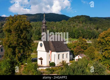 Hilfbergkirche, église de pèlerinage Maria Hilf, Mondsee, Salzkammergut, haute-Autriche, Autriche Banque D'Images