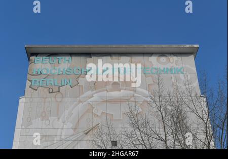 Université des sciences appliquées de Beuth, Luxemburg Strasse, Wedding, Berlin, Allemagne Banque D'Images