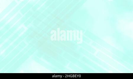 arrière-plan abstrait de couleur vert pastel avec des lignes géométriques de différentes épaisseurs Banque D'Images