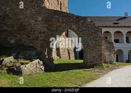 Château de Velhartice dans la région de Plzen, République tchèque, Europe Banque D'Images