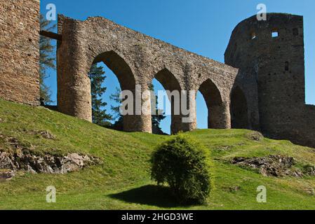 Château de Velhartice dans la région de Plzen, République tchèque, Europe Banque D'Images