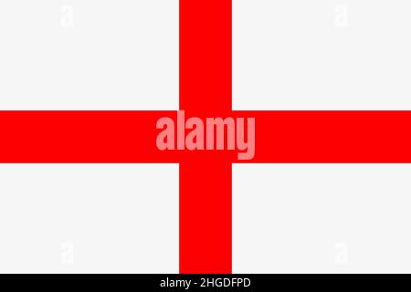 Icône de vecteur de drapeau anglais.Drapeau de l'Angleterre Illustration de Vecteur