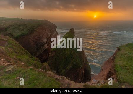 DAS Kliff von Helgoland (Gem.Helgoland) am 05.01.2022) Kreis Pinneberg, Schleswig-Holstein Banque D'Images