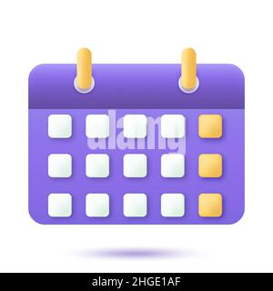 Icône d'affectation de calendrier Illustration de Vecteur