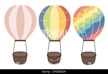 Ensemble de trois bulles de couleur.Illustration vectorielle Illustration de Vecteur