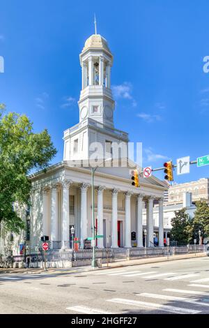 L’église épiscopale Saint-Paul est un lieu de culte historique, utilisé par le président confédéré Jefferson Davis et le général Robert E. Lee. Banque D'Images