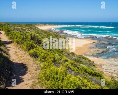 Suivez la Great Ocean Walk - Crayfish Bay, Victoria, Australie Banque D'Images