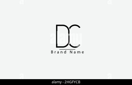 DC CD D C abstrait vecteur logo modèle de monogramme Illustration de Vecteur