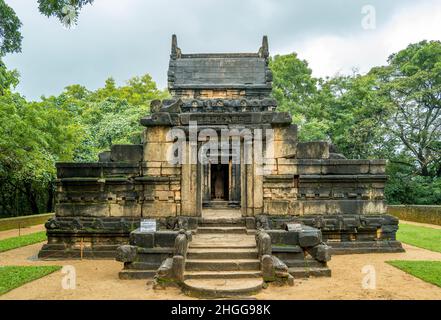 Temple Nalanda Gedige au Sri Lanka, en Asie Banque D'Images