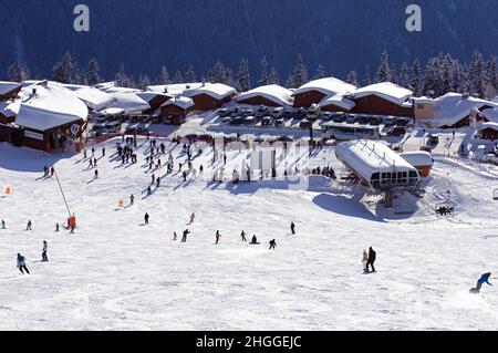 France, Savoie (73) Tarentaise, Montvalezan, la station de ski de la Rosière Banque D'Images