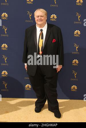 **PHOTO DE FICHIER** Louie Anderson est décédé.LOS ANGELES, CA - SEPTEMBRE 17 : Louie Anderson au Primetime Emmy Awards 70th au Microsoft Theatre de Los Angeles, Californie, le 17 septembre 2018.Crédit: Faye Sadou/MediaPunch crédit: MediaPunch Inc/Alay Live News Banque D'Images