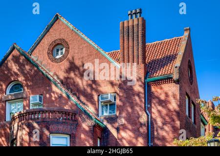 Ginter House a été construit en 1892 comme résidence de Lewis Ginter, un entrepreneur transplanté du nord qui a fait de Richmond sa maison après la guerre civile. Banque D'Images