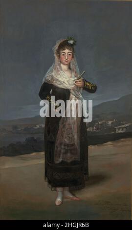 Portrait de la Marquesa de Santiago - 1804 - huile sur toile 209,9 x 126,7 cm - Goya Francisco Banque D'Images