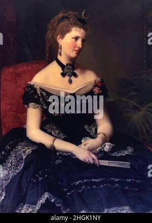 Madrazo y Kuntz, Federico de - Matilde de Aguilera y Gamboa, Dame de Fontagud Banque D'Images