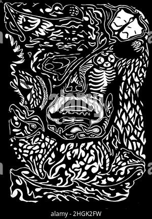 Conçu avec plusieurs images, puis combiné pour compléter le produit final.Cette conception numérique est un avantage nécessaire dans le monde d'aujourd'hui. Banque D'Images