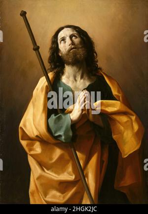 Saint James le plus grand - huile sur toile 98,8132,3 cm - Reni Guido Banque D'Images