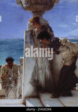 Sir Lawrence Alma-Tadema - UNE conclusion perdue Banque D'Images