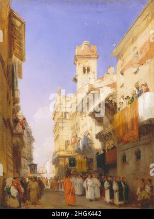 Richard Parkes Bonington - Corso Sant'Anastasia, Vérone Banque D'Images