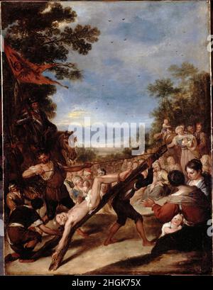 Antolinez, José - la Crucifixion de Saint Pierre Banque D'Images