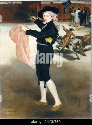 Mademoiselle V. .. dans le Costume d'une Espada - 1862 - huile sur toile 165,1 x 127,6 cm - Manet Édouard Banque D'Images