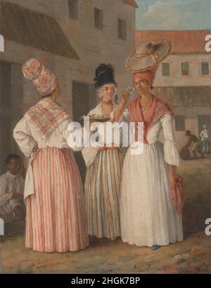 Agostino Brunias - une fille de fleur indienne de l'Ouest et deux autres femmes de couleur Gratuit Banque D'Images
