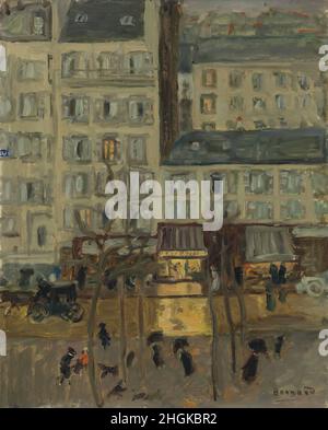 Bonnard Pierre - Collection privée - Paysage parisien - Boulevard de Clichy - 1904 - huile sur toile 58 x 47 cm - Banque D'Images