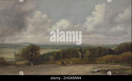 Scène de labourage dans le Suffolk - 1824 25 - huile sur toile 76,2 x 42,5 cm - gendarme John Banque D'Images