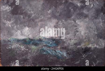 Août Strindberg - tempête dans les Skerries. Le Hollandais volant Banque D'Images