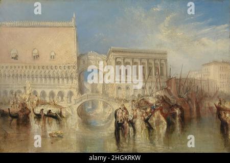 Venise, le Pont des Soupirs - 1840 - huile sur toile 68,6 x 91,4 cm - Turner Joseph Malbord William Banque D'Images