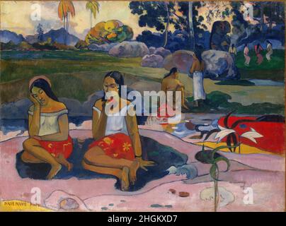 Sacred Spring, Sweet Dreams - Nave nef moe - 1894 - huile sur toile 74x100 cm - ga05Gauguin Paul Banque D'Images