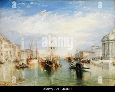 Venise, du porche de Madonna della Salute - 1830 35 - huile sur toile 91,4 x 122,2 cm - Turner Joseph Malbord William Banque D'Images